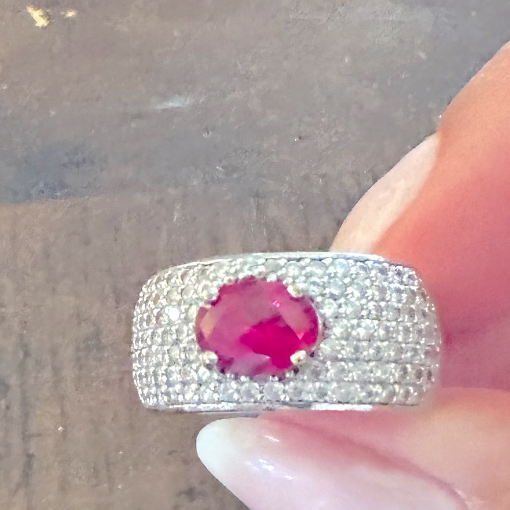 Ring with Red Stone